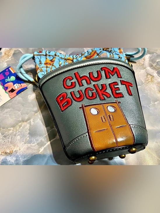 Nickelodeon Handbags - Nickelodeon SpongeBob SquarePants Chum Bucket Figural Crossbody Bag Crossbody